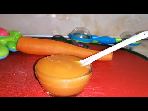 სტაფილოს პიურე (6+ თვიდან)carrot puree (from 6+ months)